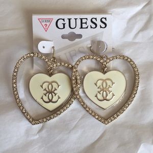 GUESS Heart Earrings